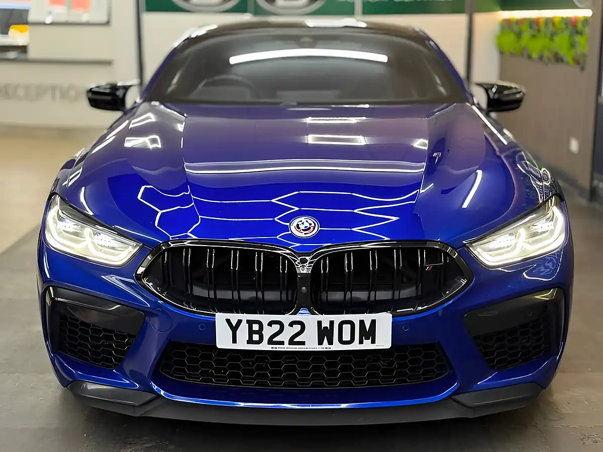 Used 2022 BMW 8 Series M8 Competition Blue - Interior and Exterior details 6