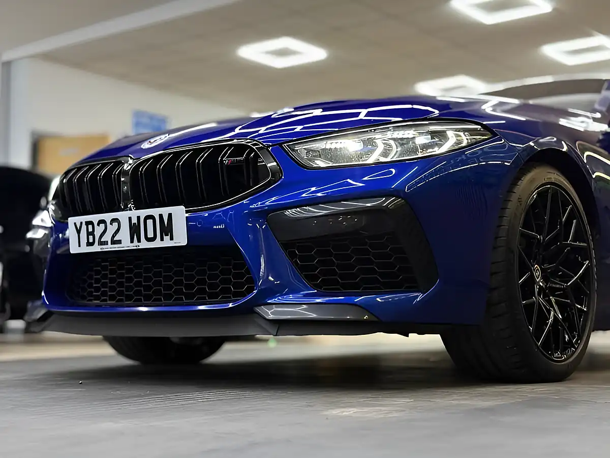 Used 2022 BMW 8 Series M8 Competition Blue - Interior and Exterior details 8