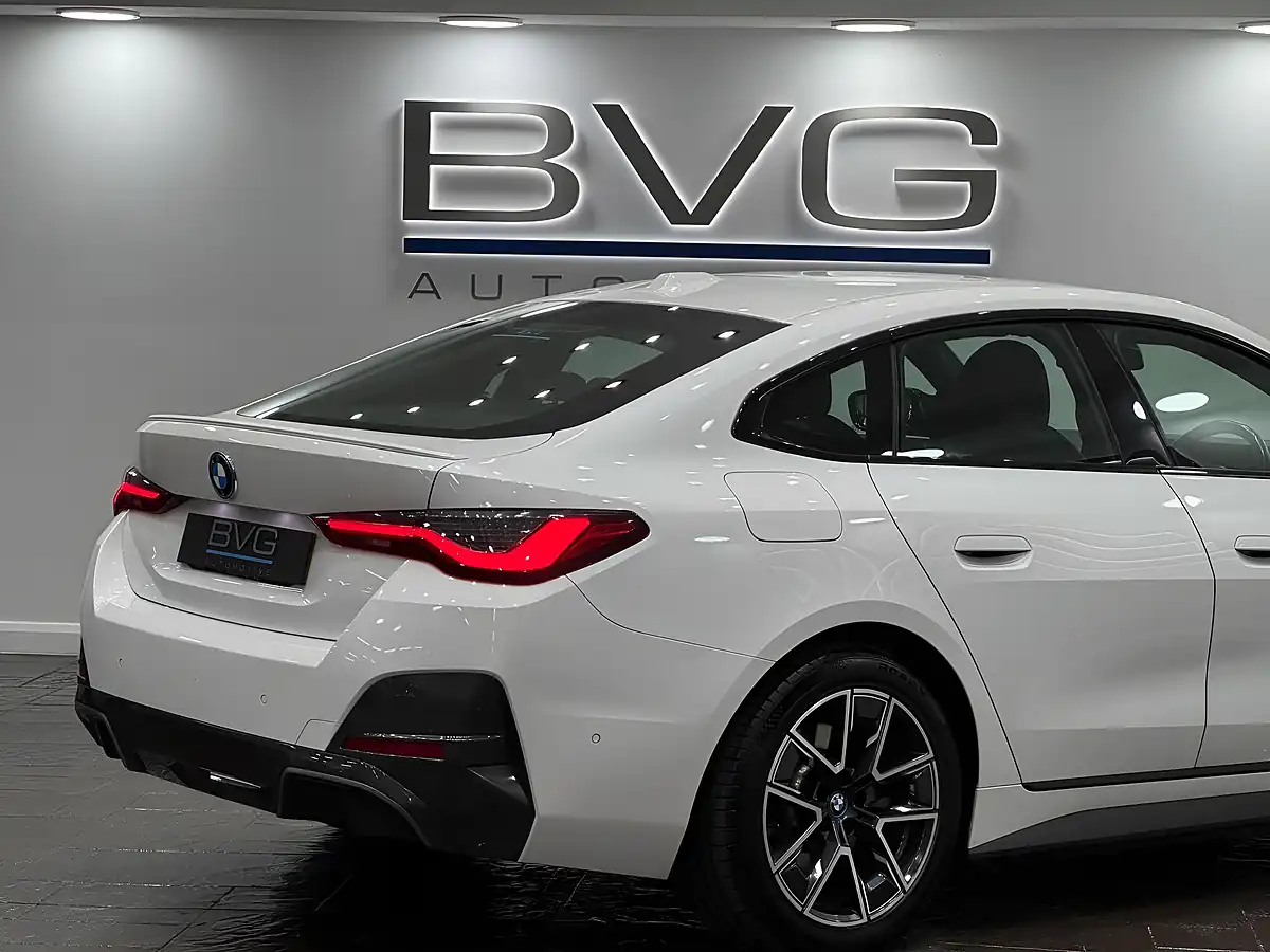 Used 2022 BMW I4 M Sport Gran Coupe White - Interior and Exterior details 11