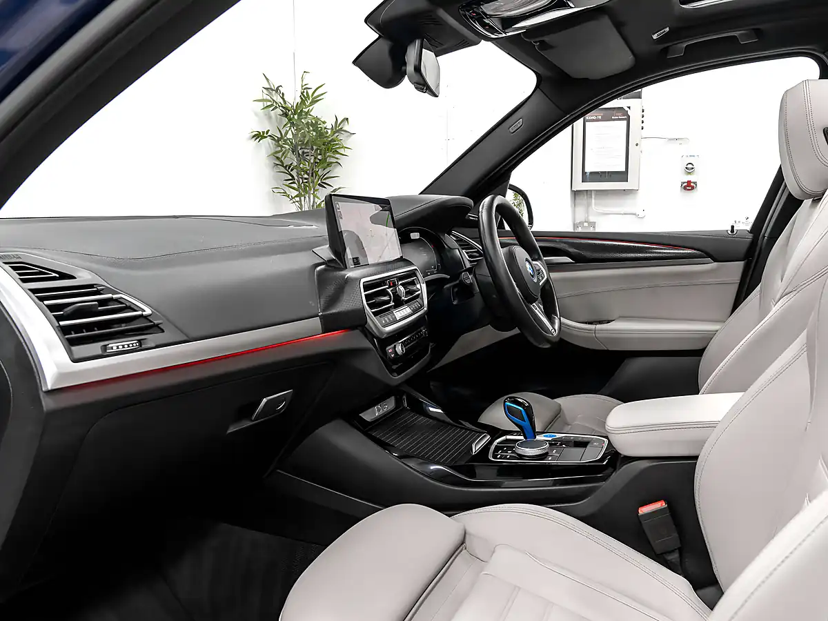 Used 2022 BMW iX3 M Sport Pro Phytonic Blue - Interior and Exterior details 12