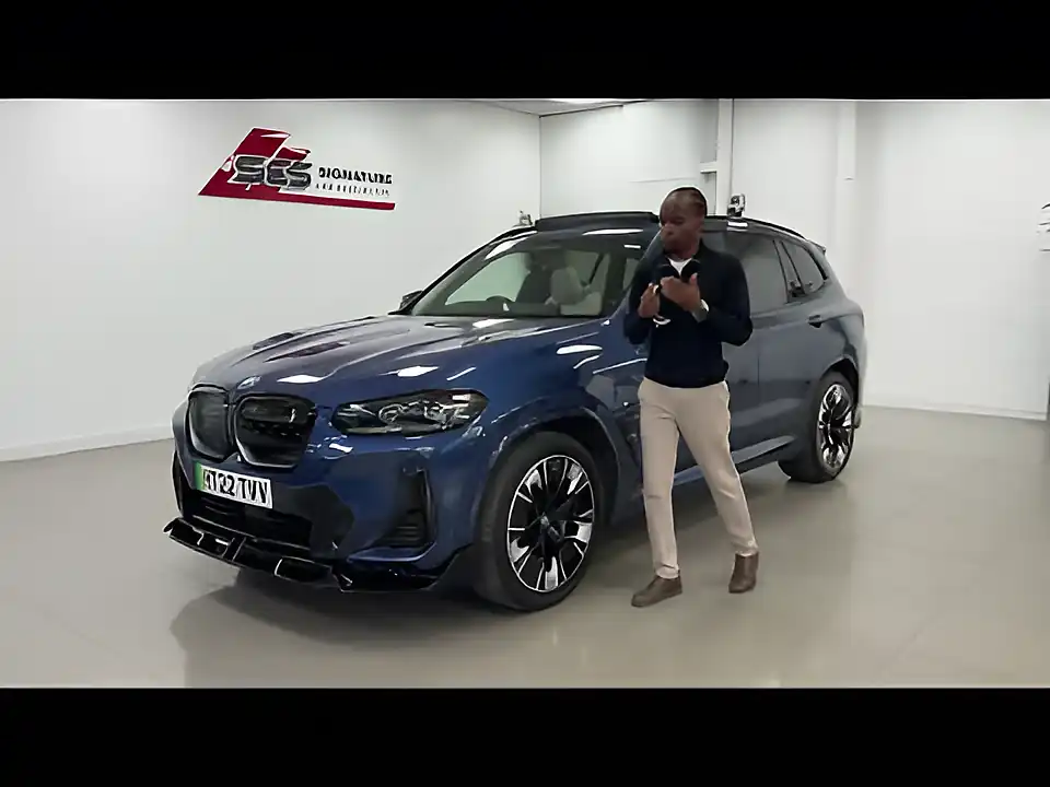 Used 2022 BMW iX3 M Sport Pro Phytonic Blue - Interior and Exterior details 20