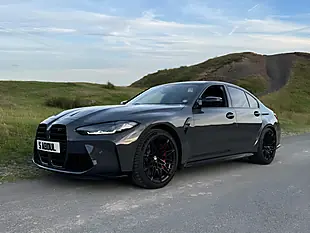 Used 2022 BMW M3 Competition Grey - Interior and Exterior details 6