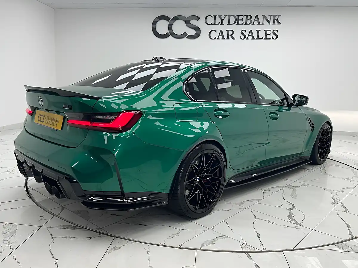Used 2022 BMW M3 Competition Isle of Man Green - Interior and Exterior details 3