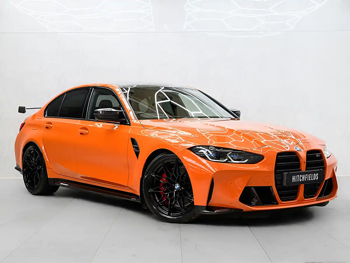 Used 2022 BMW M3 Competition Orange - Front View