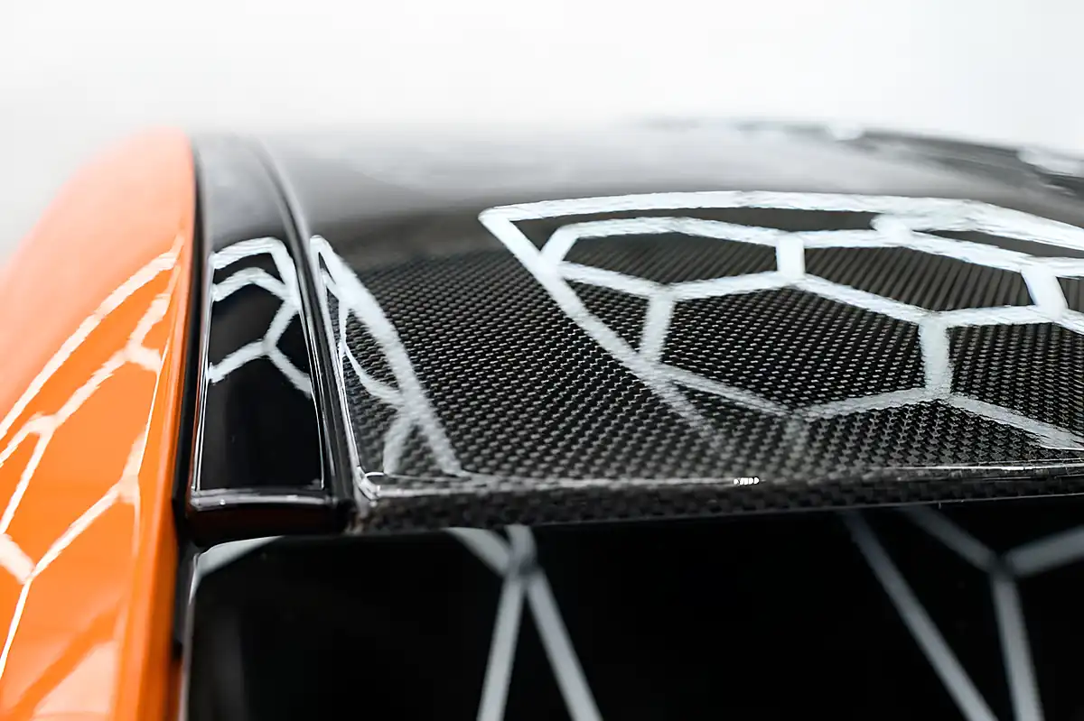 Used 2022 BMW M3 Competition Orange - Interior and Exterior details 10