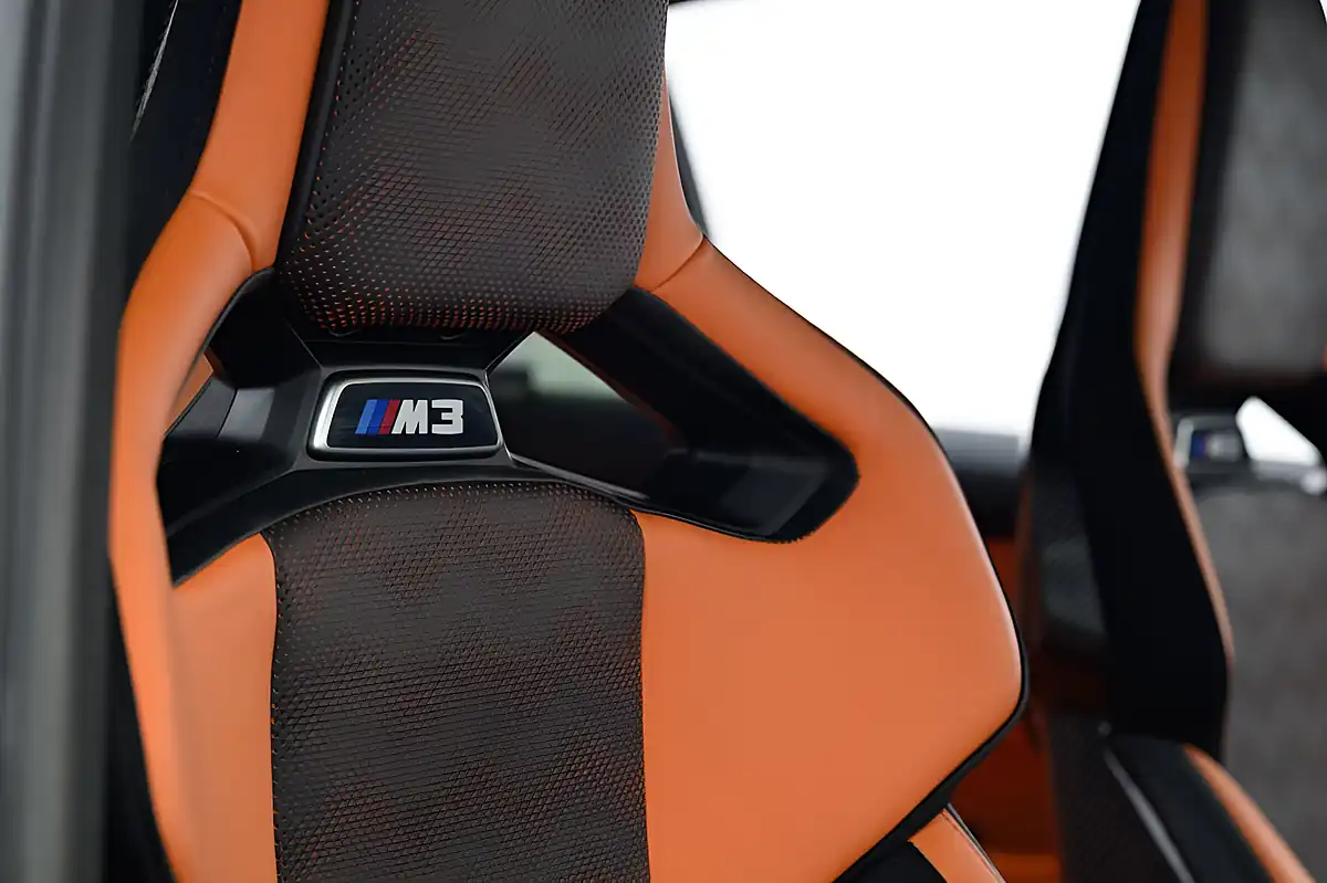 Used 2022 BMW M3 Competition Orange - Interior and Exterior details 11