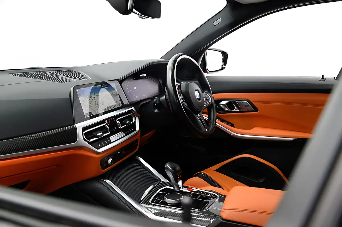 Used 2022 BMW M3 Competition Orange - Interior and Exterior details 14