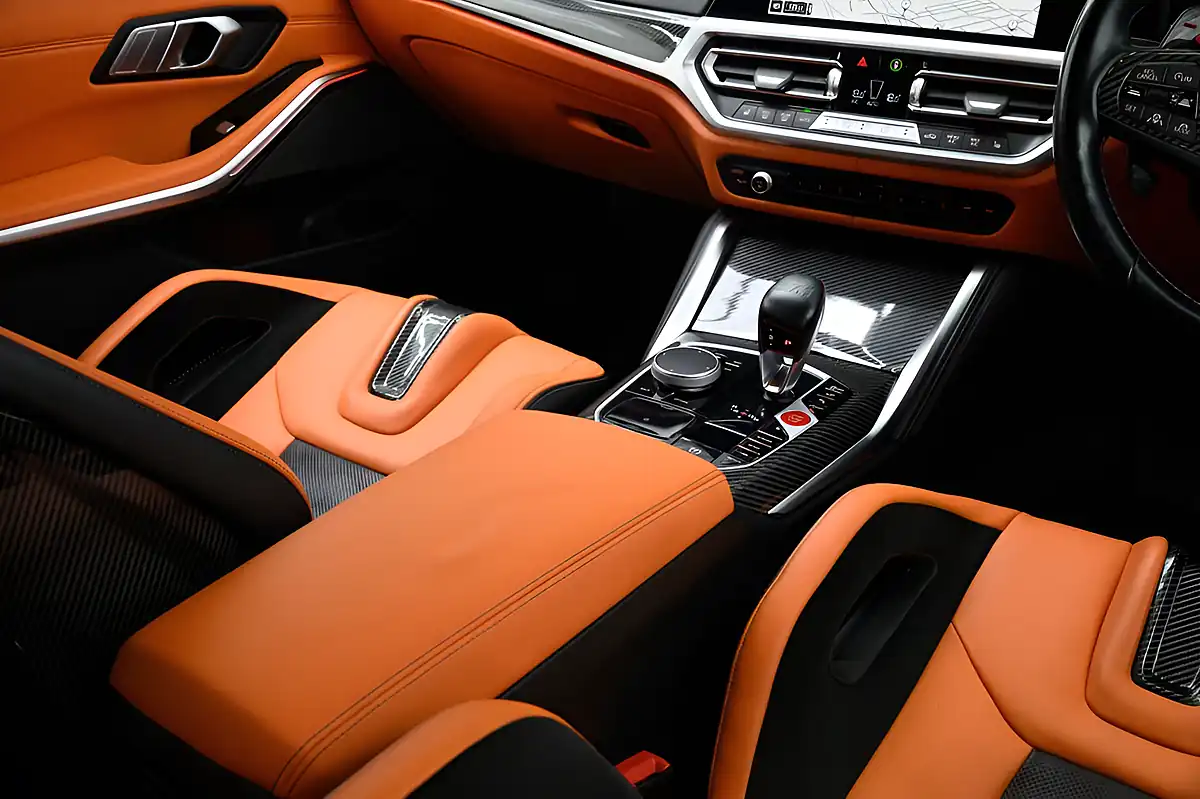 Used 2022 BMW M3 Competition Orange - Interior and Exterior details 15