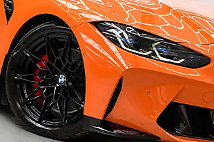 Used 2022 BMW M3 Competition Orange - Interior and Exterior details 2