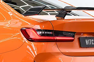 Used 2022 BMW M3 Competition Orange - Interior and Exterior details 7
