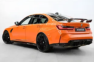Used 2022 BMW M3 Competition Orange - Interior and Exterior details 8