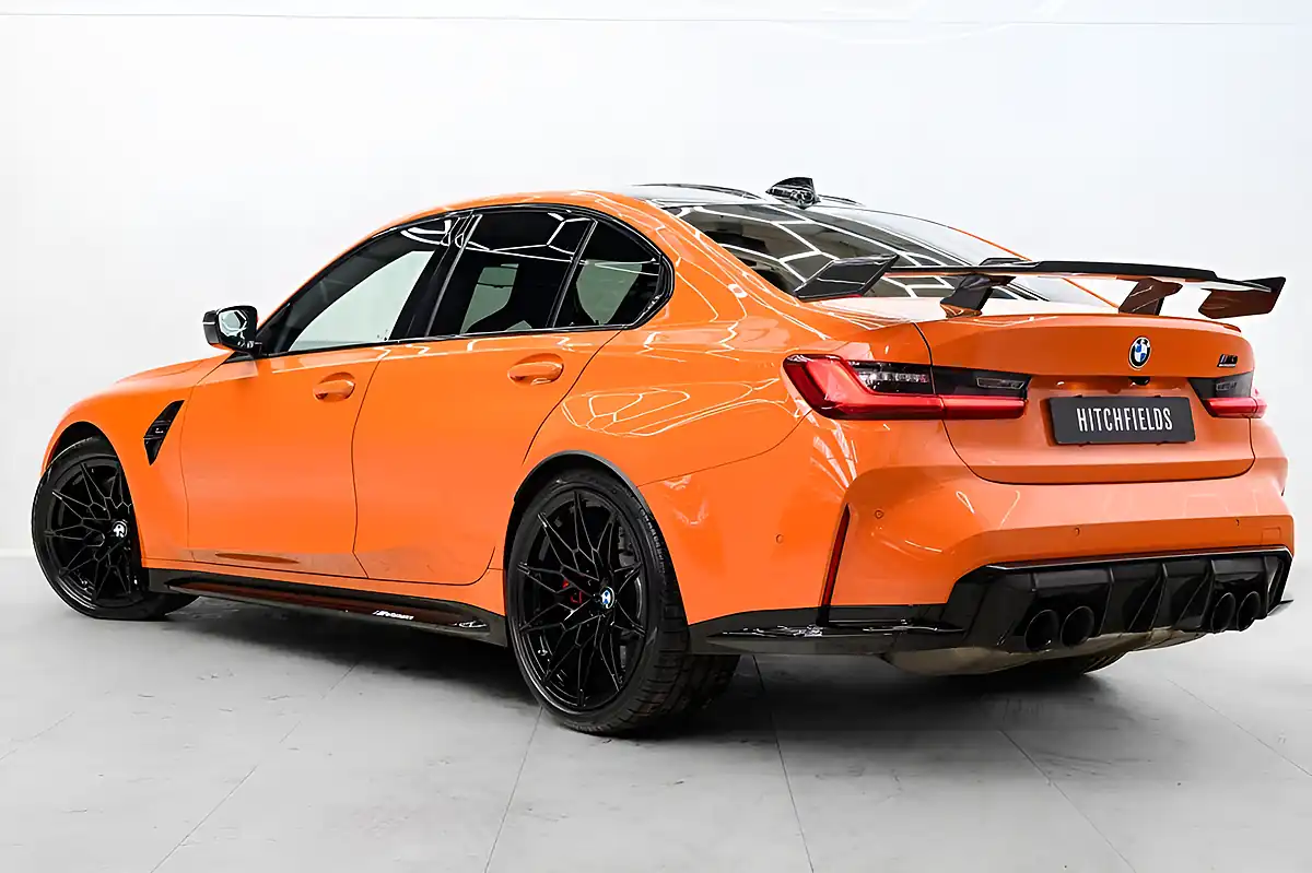 Used 2022 BMW M3 Competition Orange - Interior and Exterior details 8