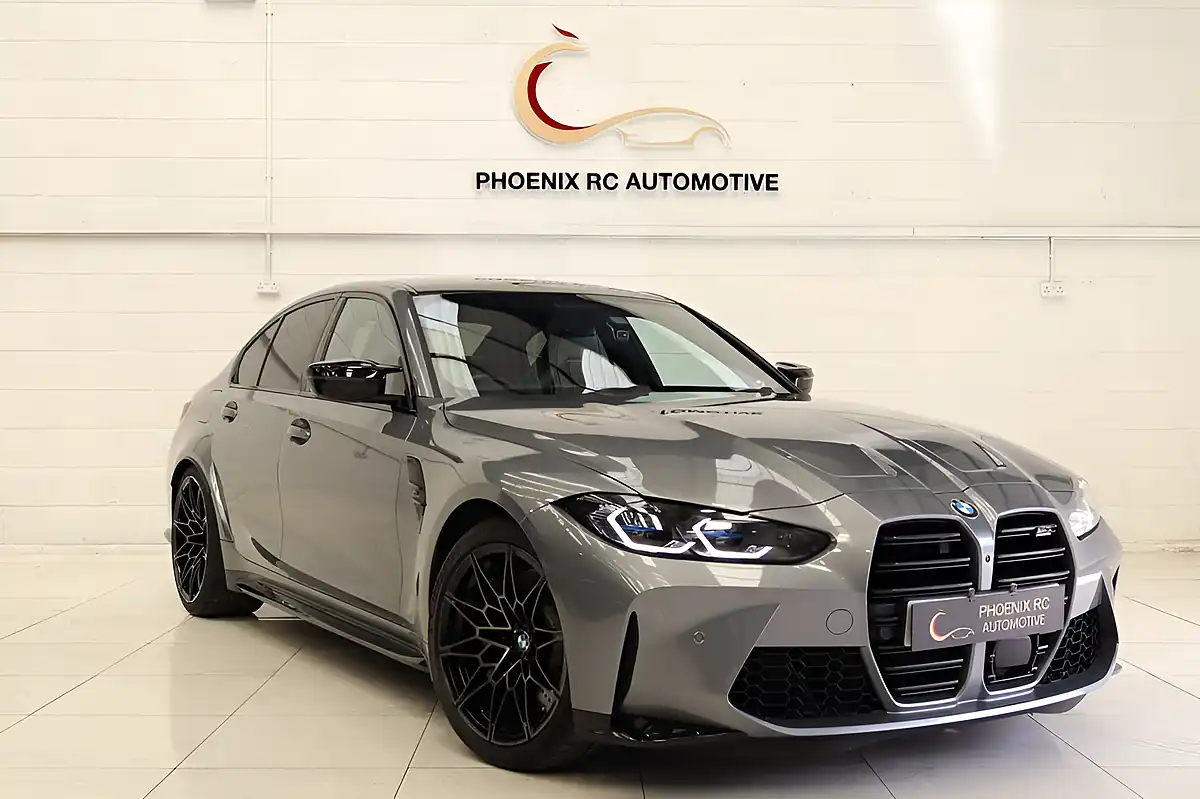 Used 2022 BMW M3 Competition Skyscraper Grey - Front View