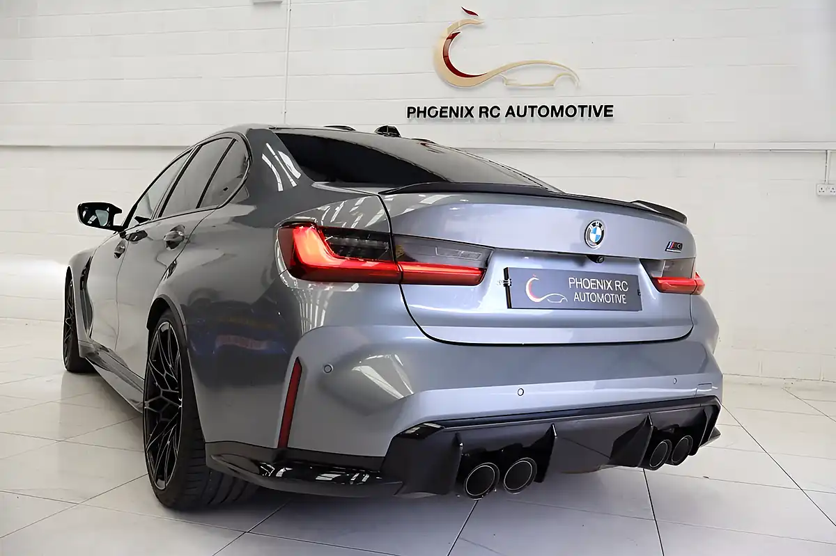 Used 2022 BMW M3 Competition Skyscraper Grey - Interior and Exterior details 10