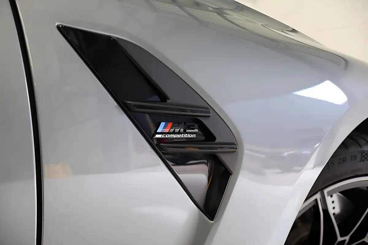 Used 2022 BMW M3 Competition Skyscraper Grey - Interior and Exterior details 12
