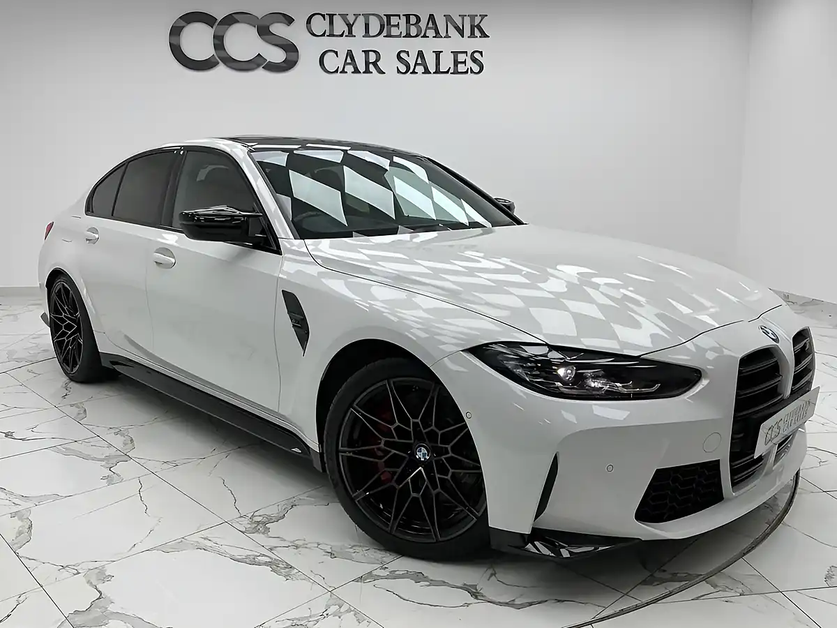 Used 2022 BMW M3 Competition White - Front View