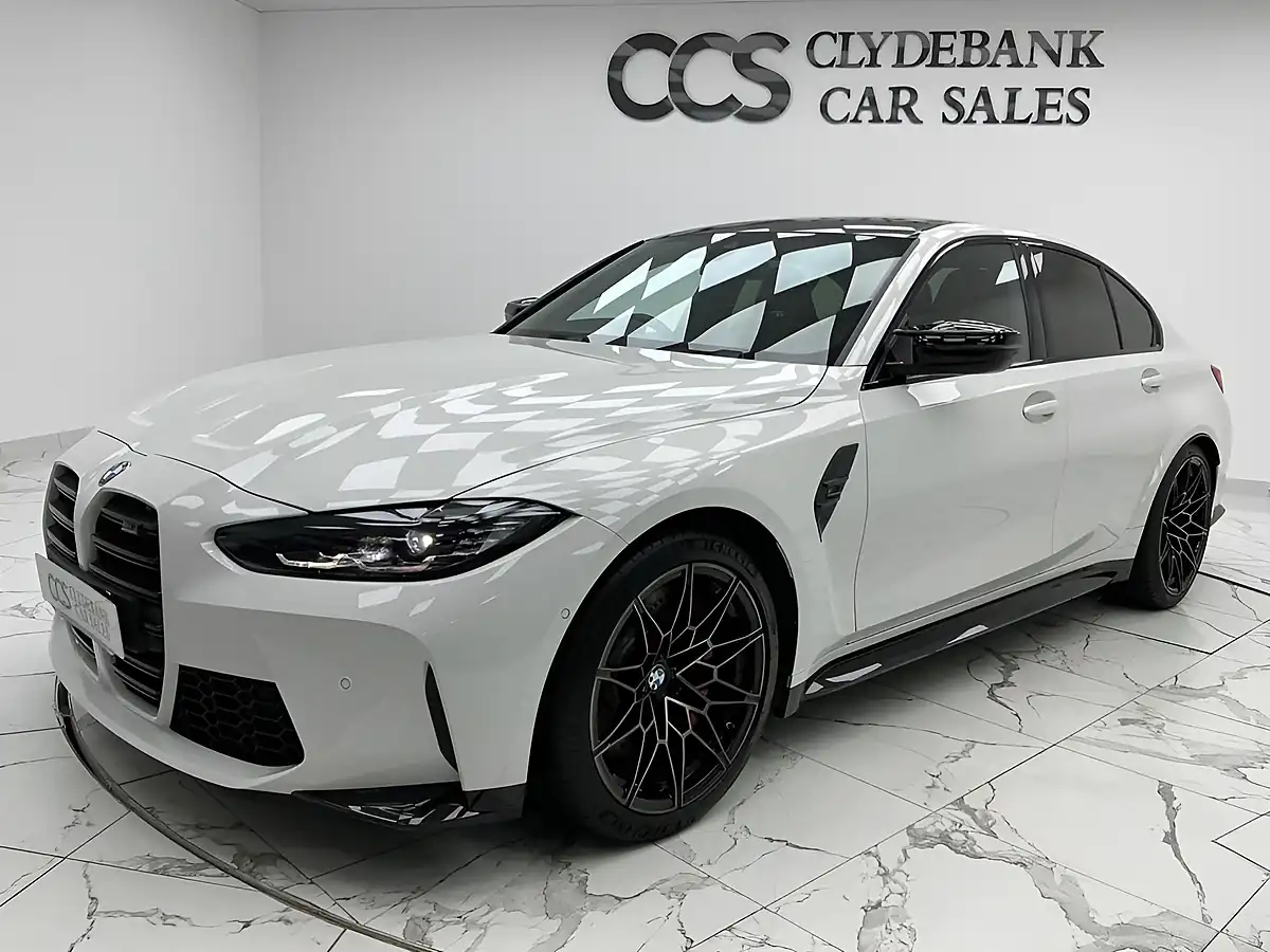 Used 2022 BMW M3 Competition White - Interior and Exterior details 3