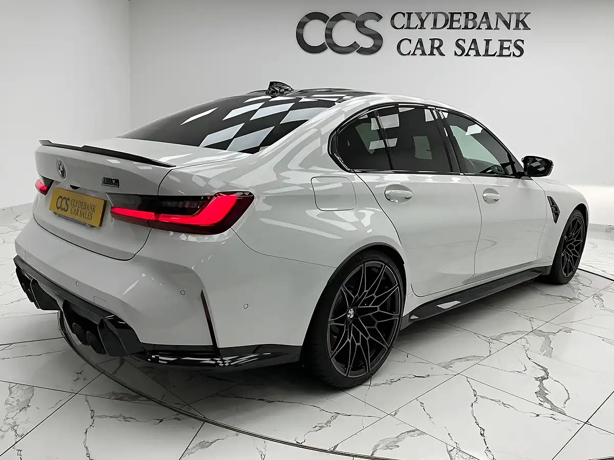Used 2022 BMW M3 Competition White - Interior and Exterior details 7