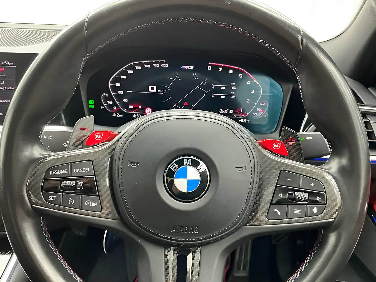 Used 2022 BMW M3 Competition White - Interior and Exterior details 8