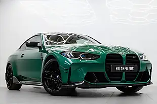 Used 2022 BMW M4 Competition Green - Interior and Exterior details 2
