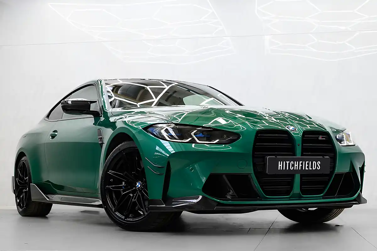Used 2022 BMW M4 Competition Green - Interior and Exterior details 2