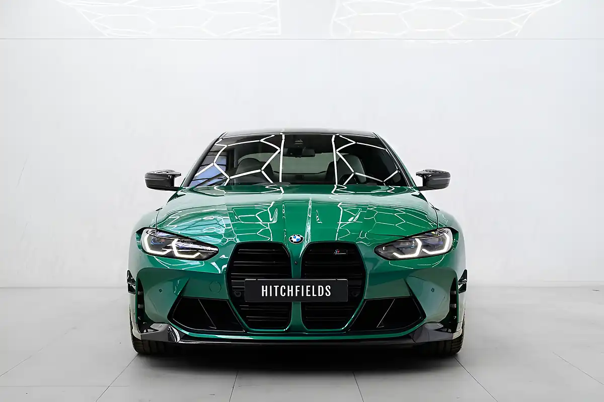 Used 2022 BMW M4 Competition Green - Interior and Exterior details 4