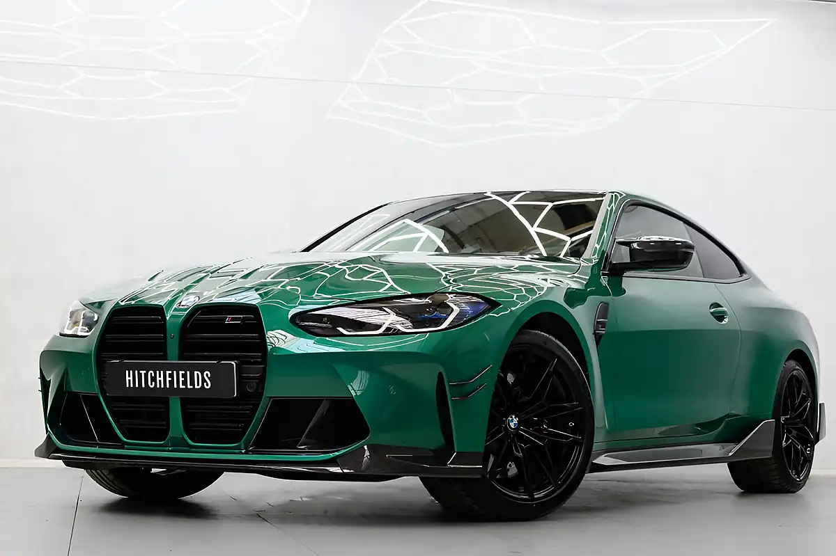 Used 2022 BMW M4 Competition Green - Interior and Exterior details 5