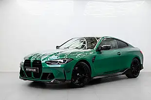 Used 2022 BMW M4 Competition Green - Interior and Exterior details 6