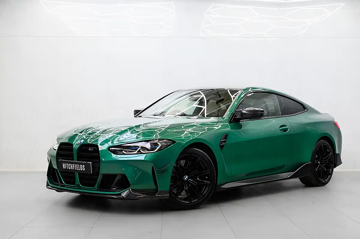 Used 2022 BMW M4 Competition Green - Interior and Exterior details 6