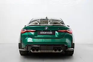 Used 2022 BMW M4 Competition Green - Interior and Exterior details 8