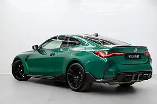 Used 2022 BMW M4 Competition Green - Interior and Exterior details 9