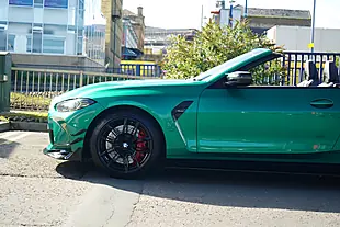 Used 2022 BMW M4 Competition Green - Interior and Exterior details 11