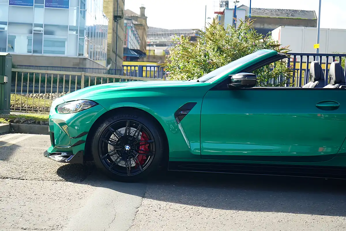Used 2022 BMW M4 Competition Green - Interior and Exterior details 11