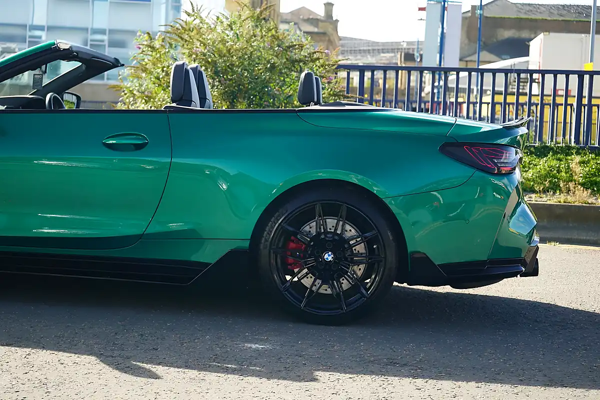 Used 2022 BMW M4 Competition Green - Interior and Exterior details 12