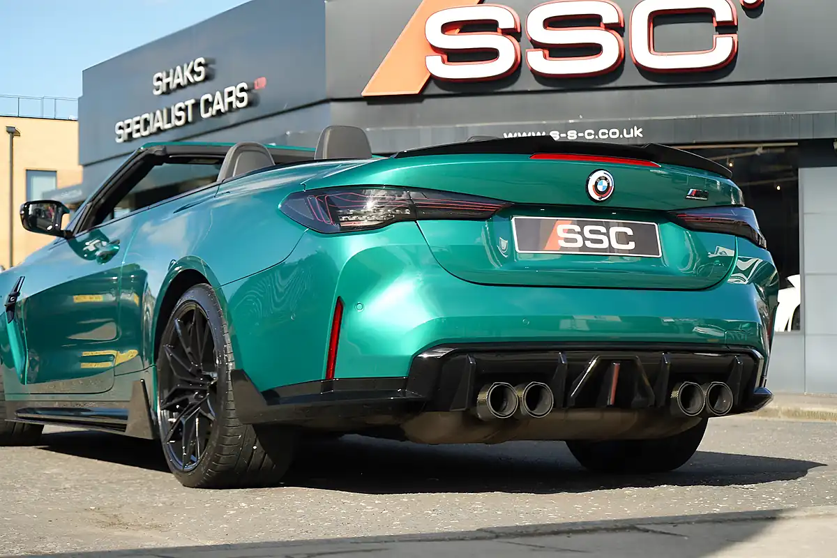 Used 2022 BMW M4 Competition Green - Interior and Exterior details 14