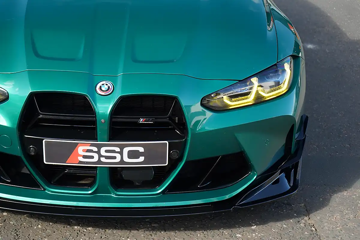 Used 2022 BMW M4 Competition Green - Interior and Exterior details 7