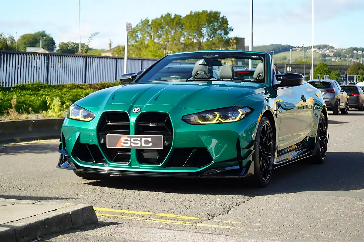 Used 2022 BMW M4 Competition Green - Interior and Exterior details 8