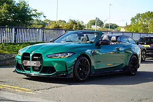 Used 2022 BMW M4 Competition Green - Interior and Exterior details 9