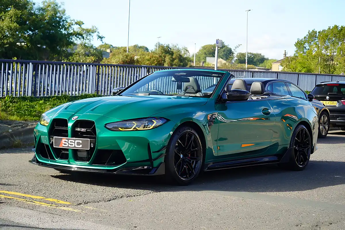 Used 2022 BMW M4 Competition Green - Interior and Exterior details 9