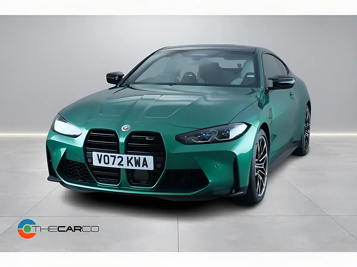 Used 2022 BMW M4 Competition Green - Interior and Exterior details 4