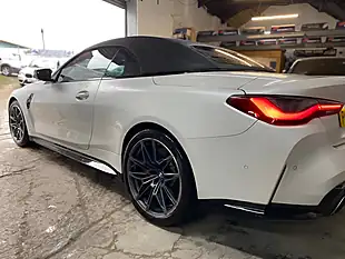 Used 2022 BMW M4 Competition White - Interior and Exterior details 4