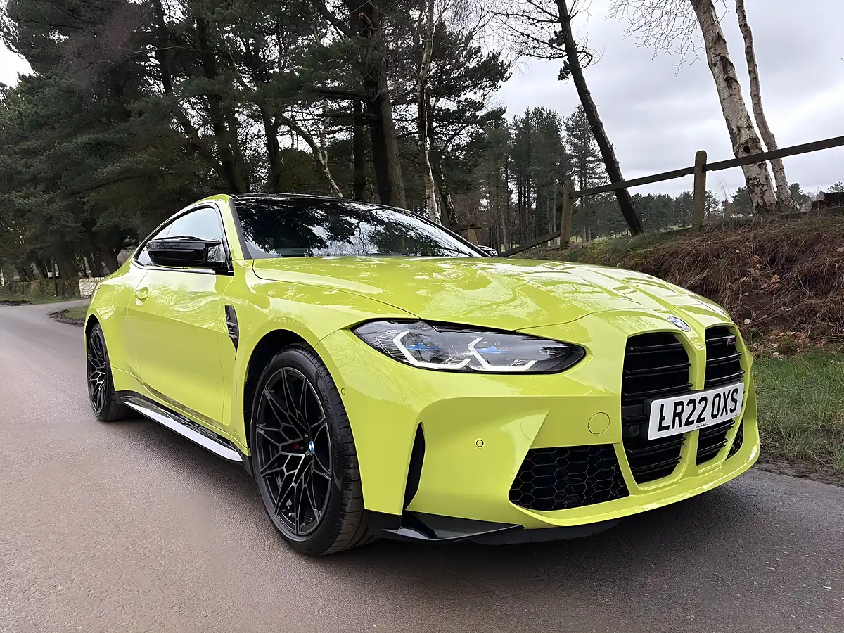 Used 2022 BMW M4 Competition Yellow - Front View