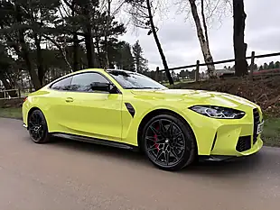 Used 2022 BMW M4 Competition Yellow - Interior and Exterior details 11