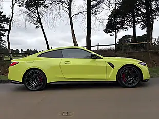 Used 2022 BMW M4 Competition Yellow - Interior and Exterior details 13