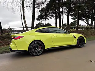 Used 2022 BMW M4 Competition Yellow - Interior and Exterior details 14