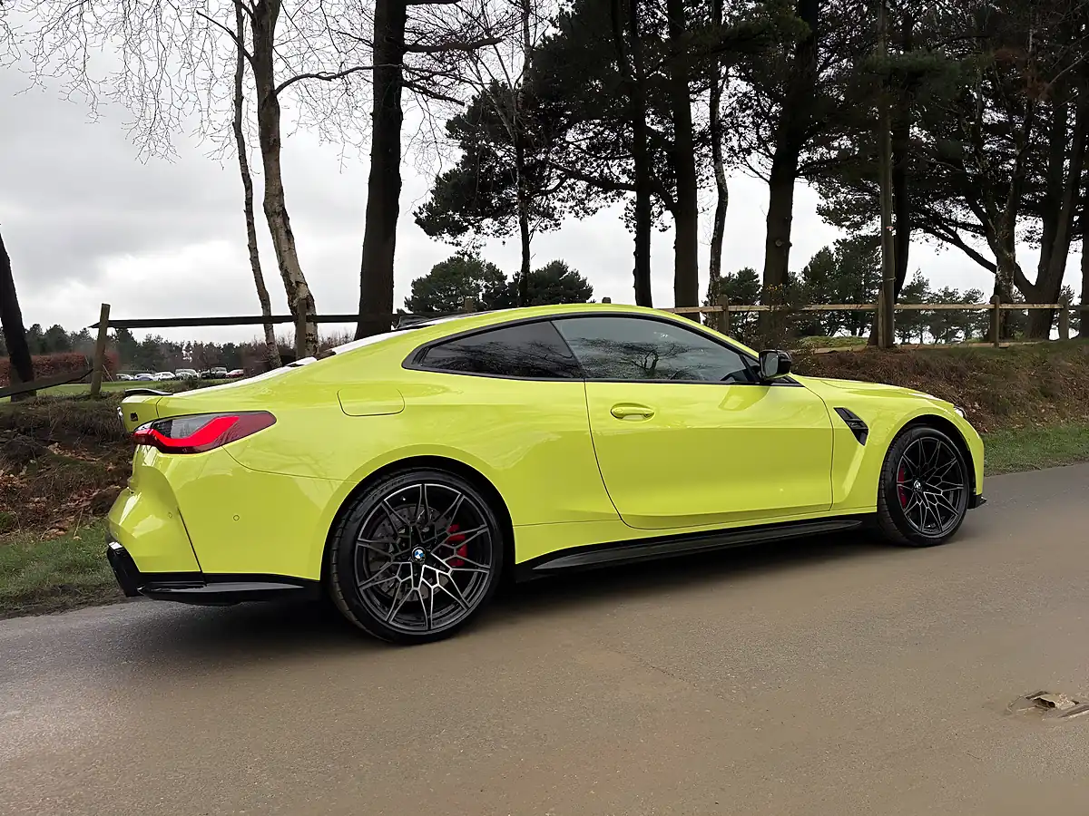 Used 2022 BMW M4 Competition Yellow - Interior and Exterior details 14