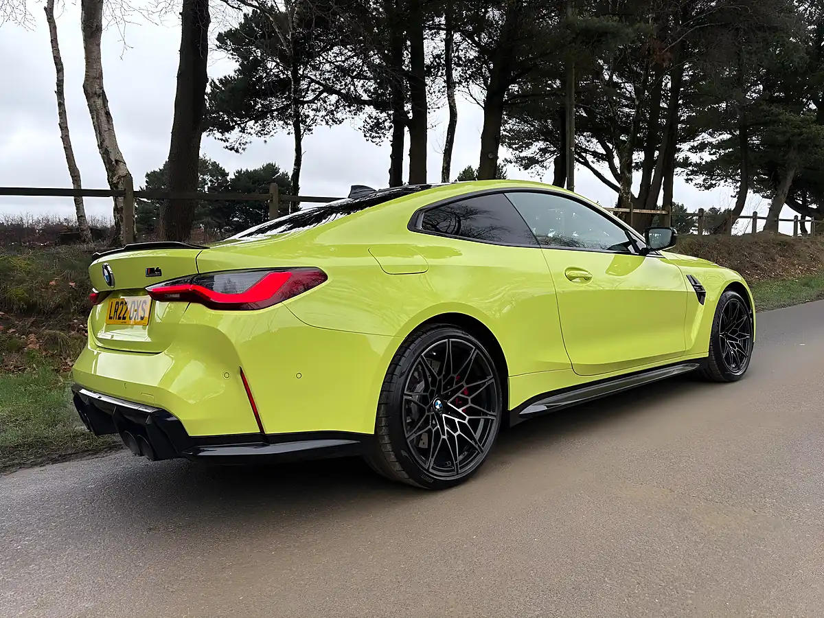 Used 2022 BMW M4 Competition Yellow - Interior and Exterior details 15
