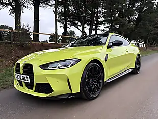 Used 2022 BMW M4 Competition Yellow - Interior and Exterior details 18