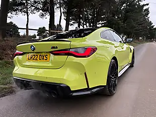 Used 2022 BMW M4 Competition Yellow - Interior and Exterior details 7