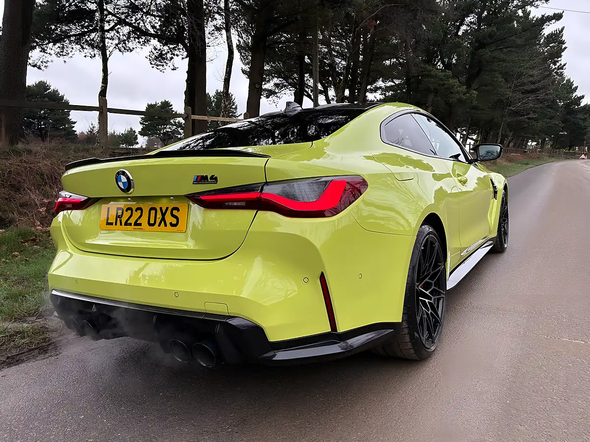 Used 2022 BMW M4 Competition Yellow - Interior and Exterior details 7